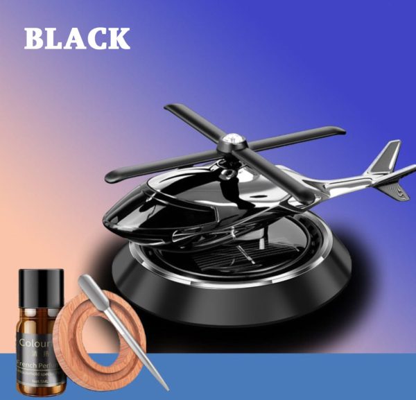 Solar Helicopter With Car Fragrance.