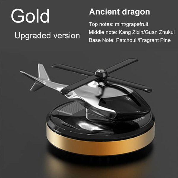 Solar Helicopter With Car Fragrance.