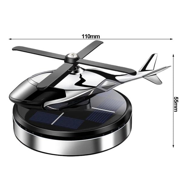 Solar Helicopter With Car Fragrance.