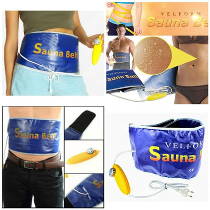 VELFORM Sauna Belt – Adjustable Slimming & Weight Loss Body Shaper with Heat Therapy
