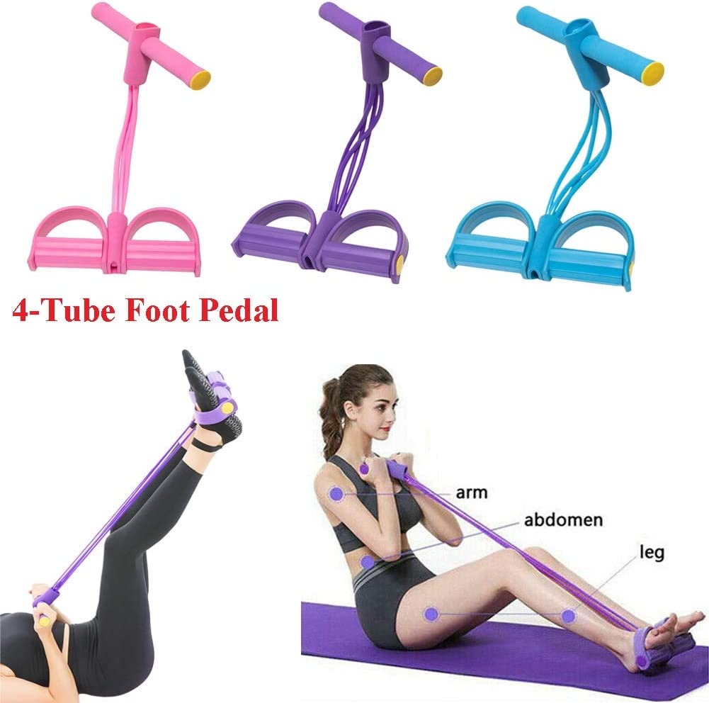 Foot Pedal Resistance Band Tummy Trimmer