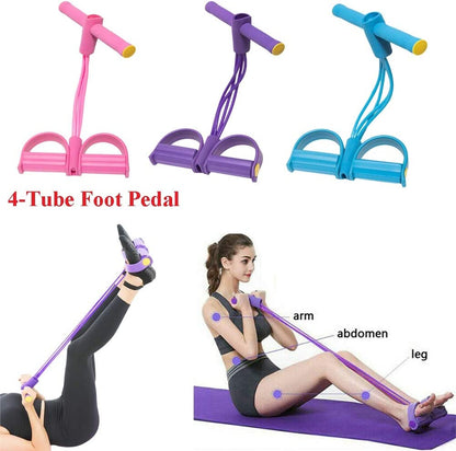 Foot Pedal Resistance Band Tummy Trimmer