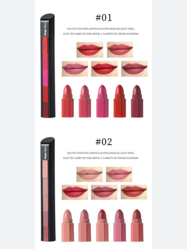 3-in-1 Makeup Set: Sunisa Foundation + Yanqina 36H Liner + 5-in-1 Lipstick Pen (random Shades)