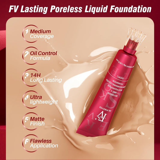 FV SK Forever Matte Liquid Foundation – Waterproof & Lightweight