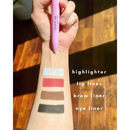4-in-1 Eye Makeup Pen: Eyeliner, Brow Pencil, Shadow & Highlighter