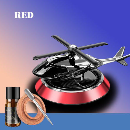 Solar Helicopter With Car Fragrance.